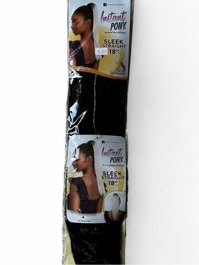 Instant Straight Ponytail - Color Brown